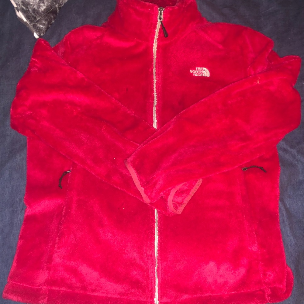 Red North Face Fleece